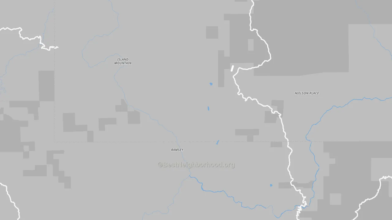 Transit Grade map of Island Mountain, CA