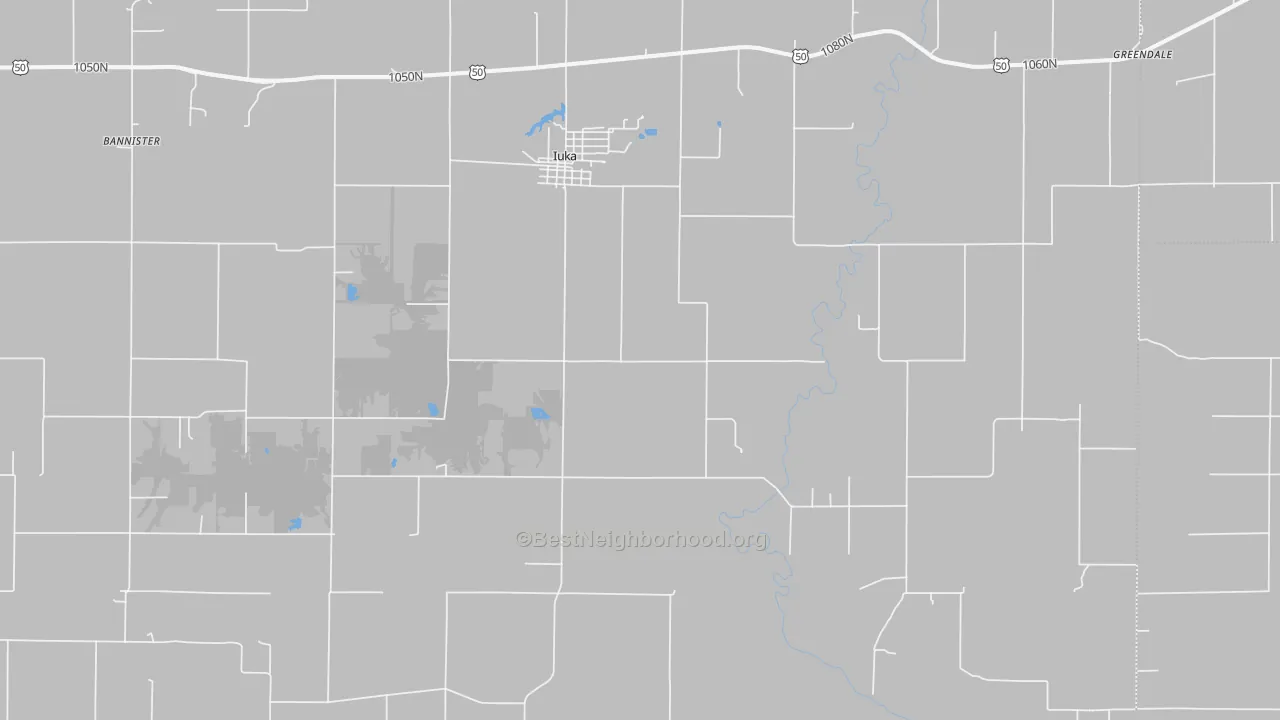 Transit Grade map of Iuka, IL