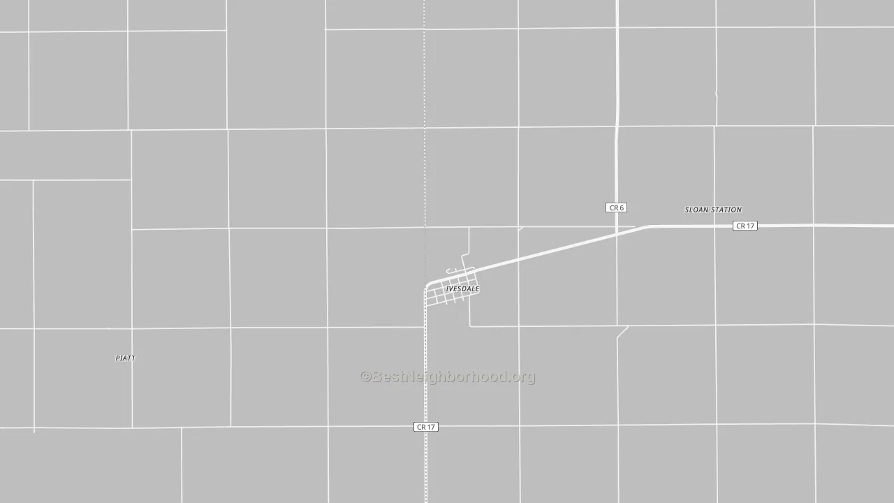 Transit Grade map of Ivesdale, IL