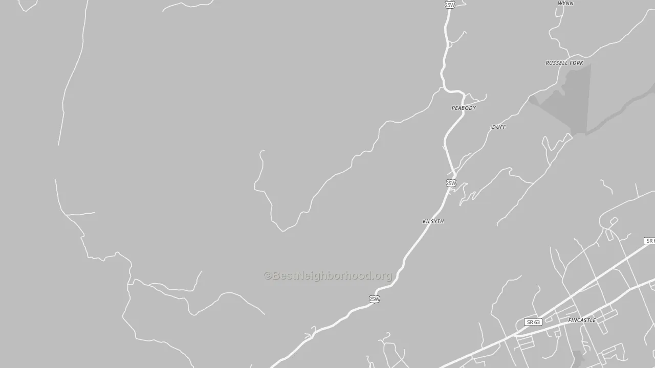 Transit Grade map of Ivydell, TN