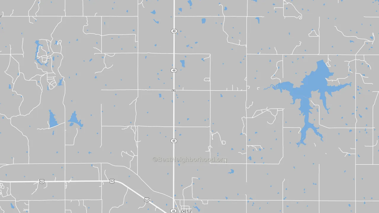 Transit Grade map of IXL, OK