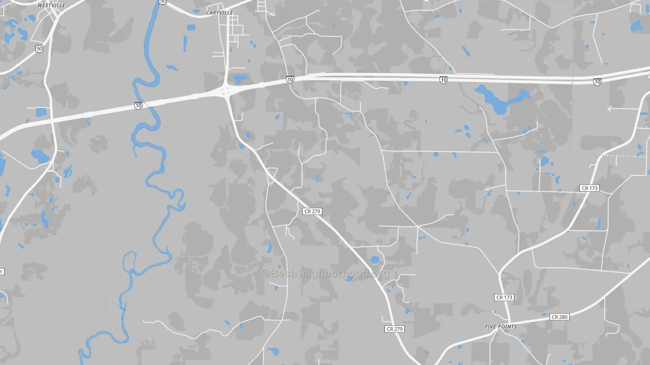 Transit Grade map of Izagora, FL