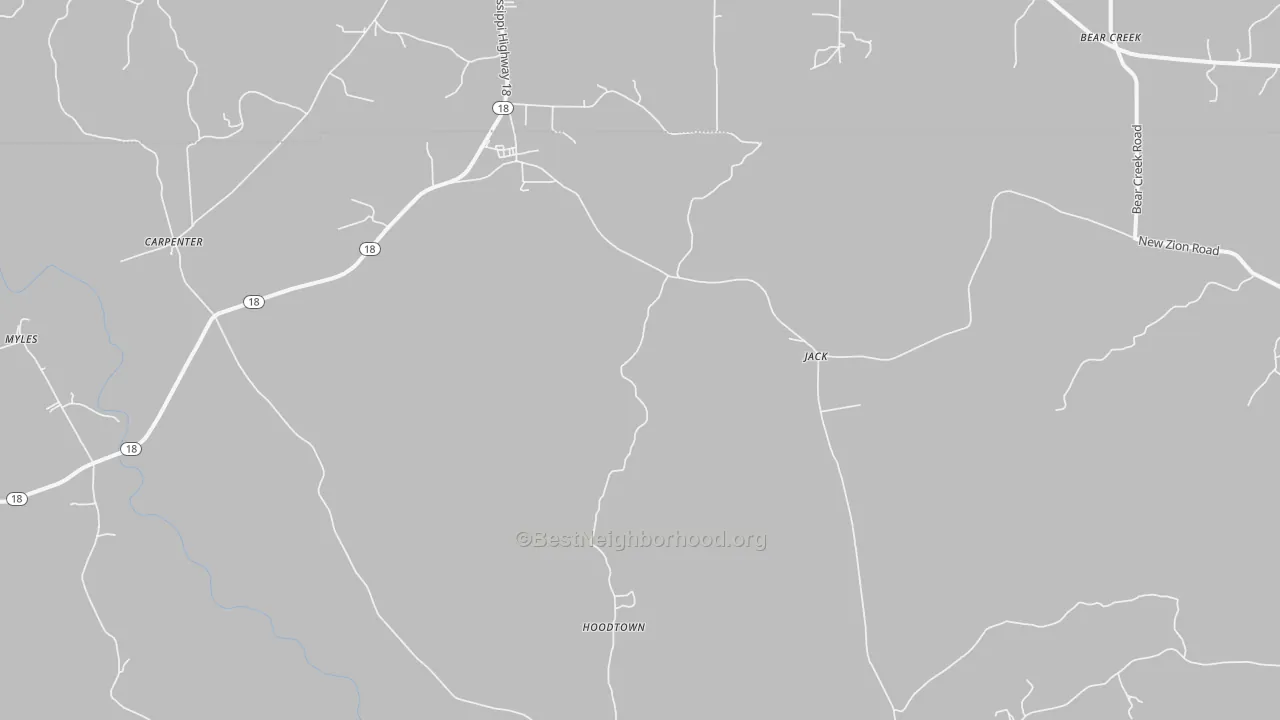 Transit Grade map of Jack, MS