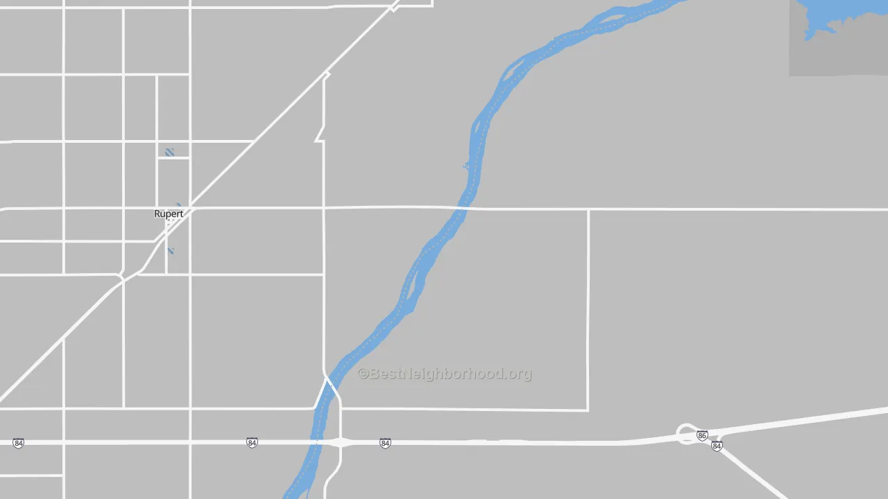 Transit Grade map of Jackson, ID