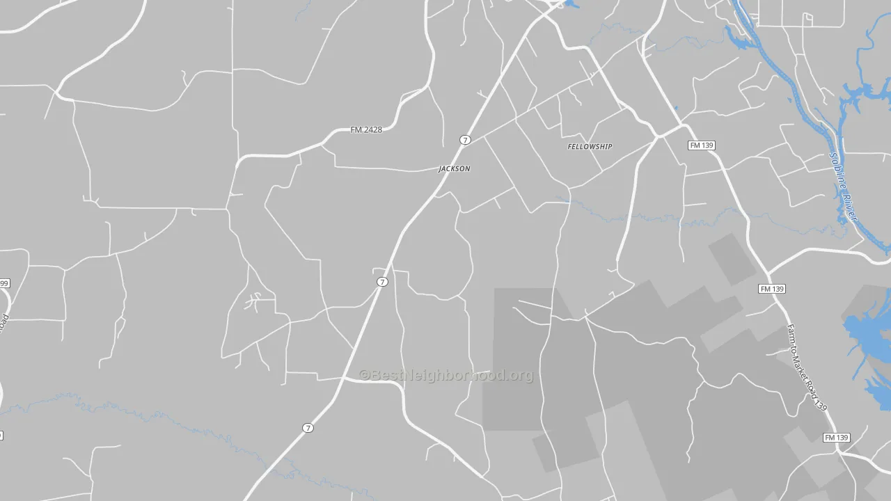 Transit Grade map of Jackson, TX