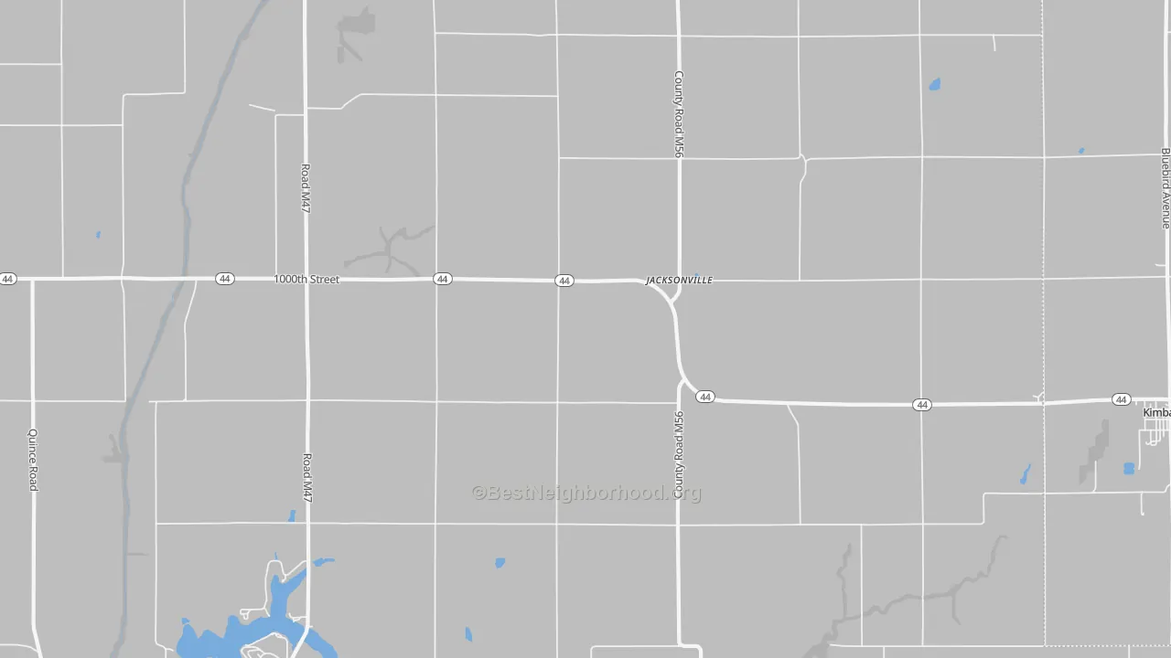 Transit Grade map of Jacksonville, IA