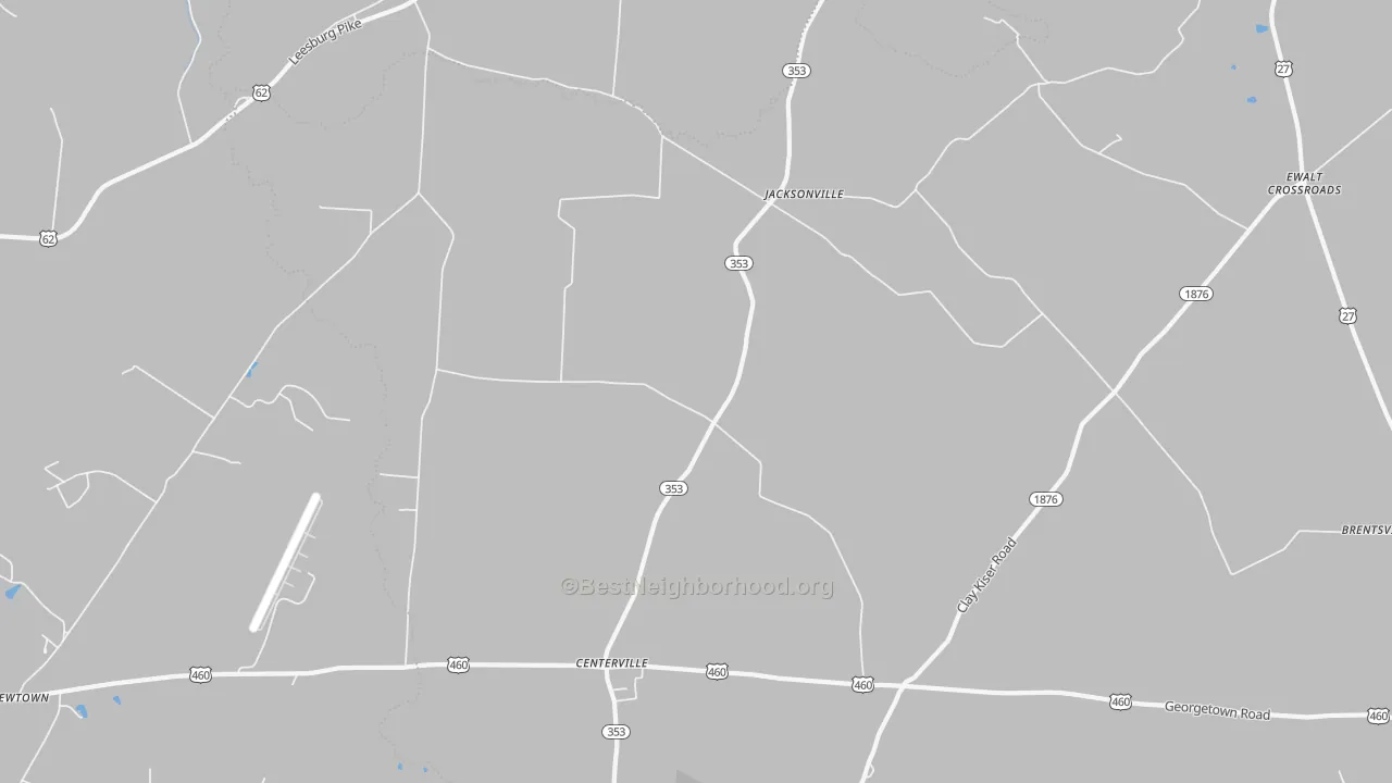 Transit Grade map of Jacksonville, KY
