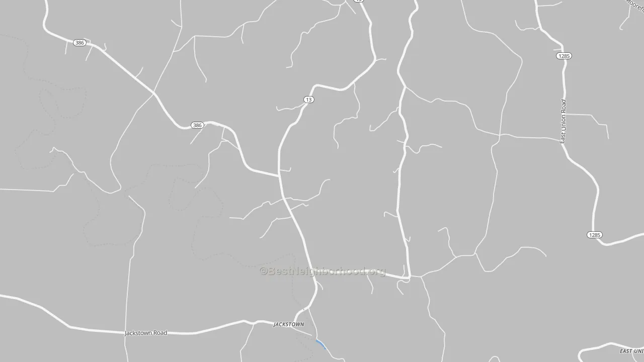 Transit Grade map of Jackstown, KY