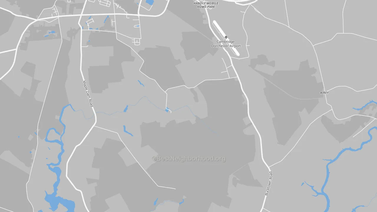 Transit Grade map of Jacktown, MD