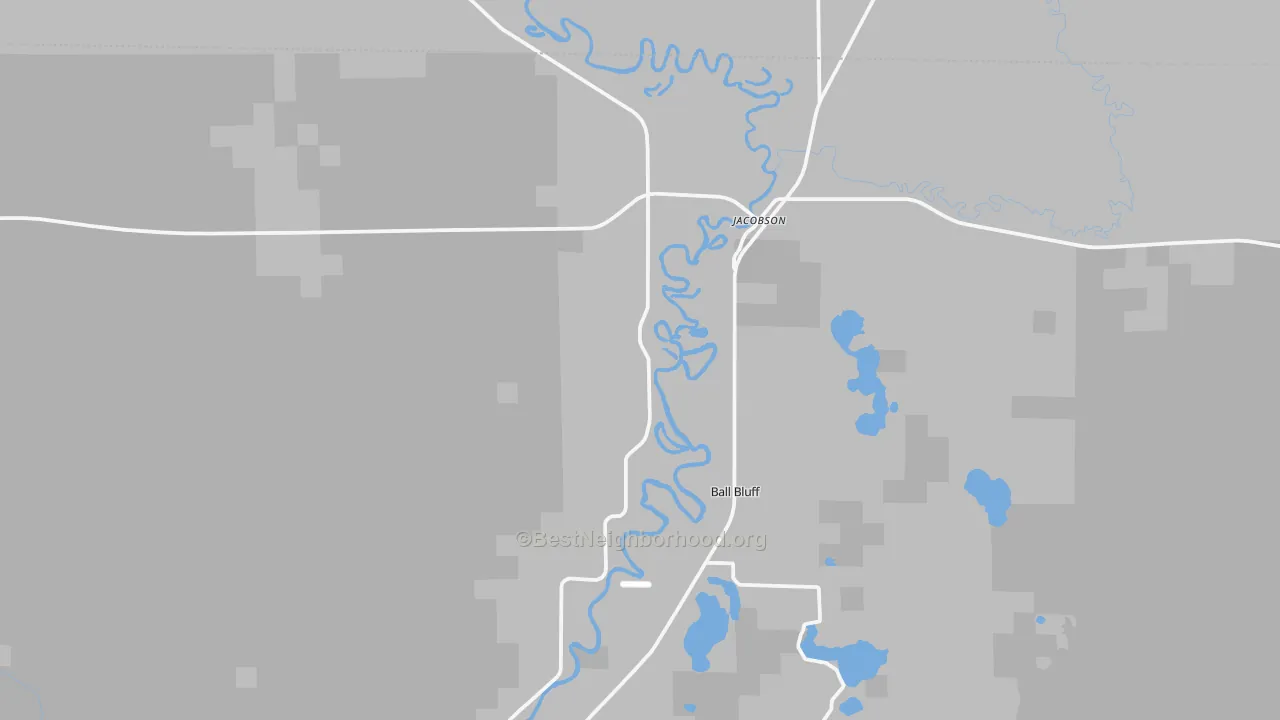 Transit Grade map of Jacobson, MN