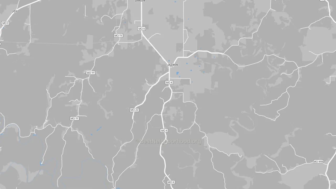 Transit Grade map of Jadwin, MO
