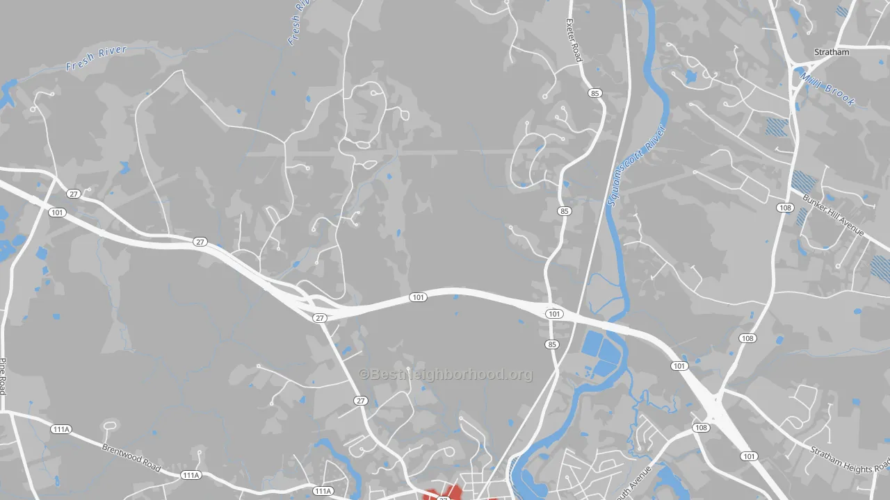 Transit Grade map of Jady Hill, NH