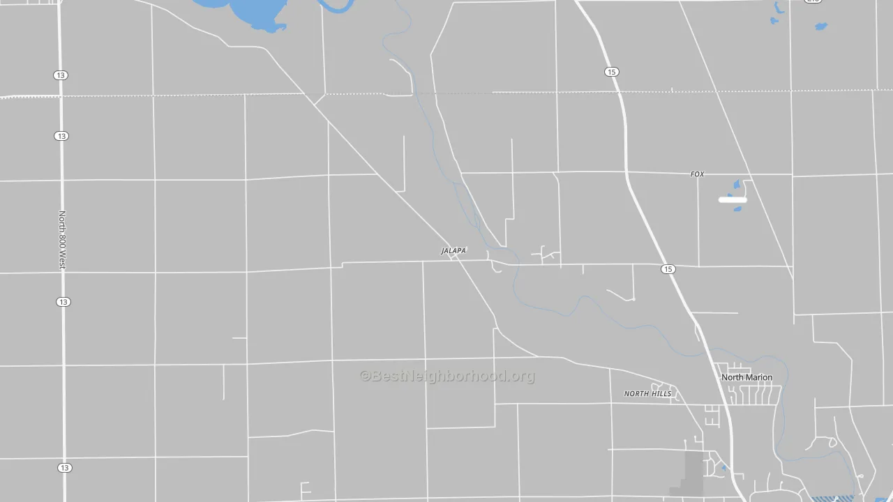 Transit Grade map of Jalapa, IN