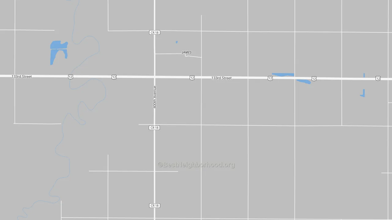 Transit Grade map of James, SD