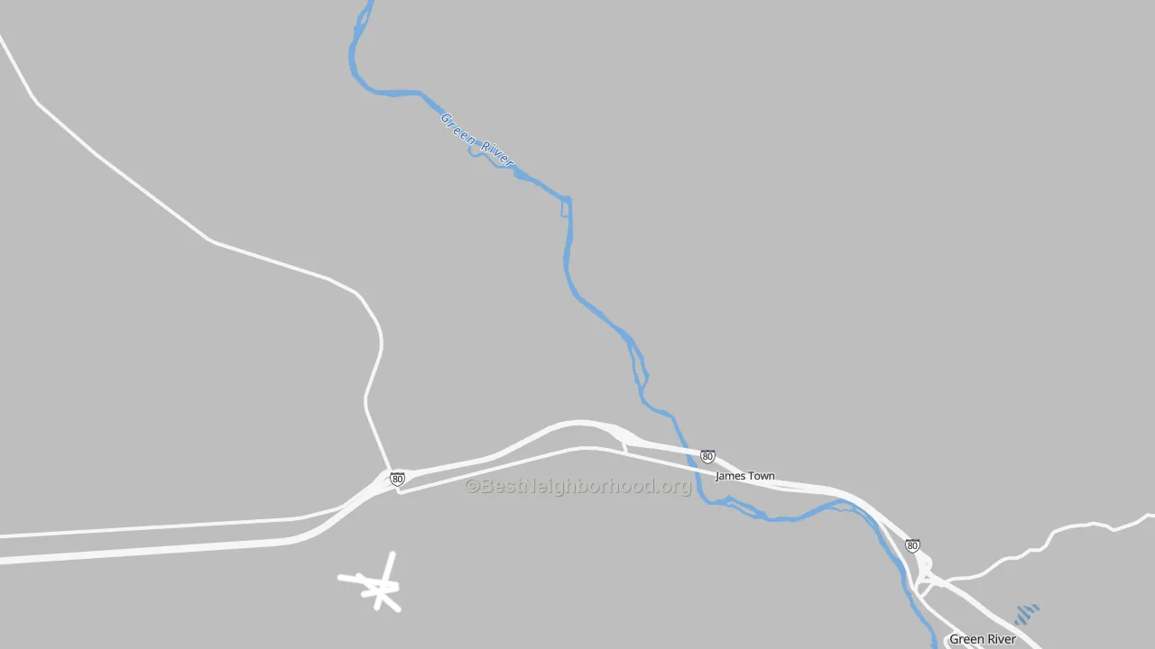 Transit Grade map of James Town, WY