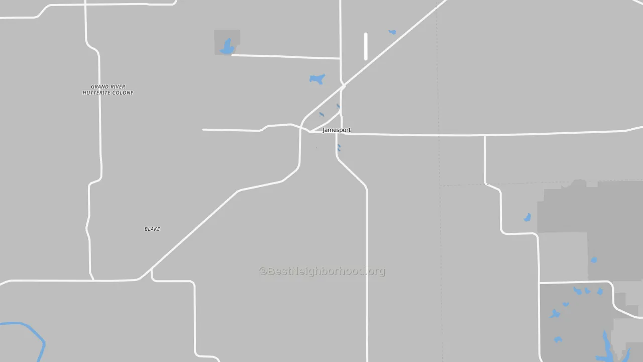 Transit Grade map of Jamesport, MO