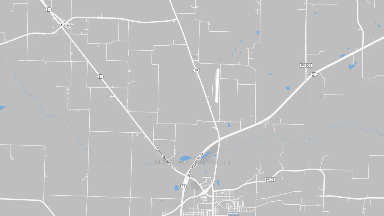 Transit Grade map of Jardin, TX