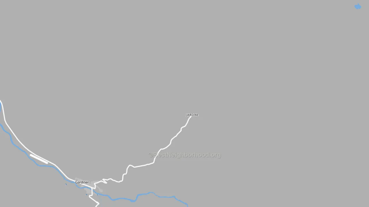 Transit Grade map of Jardine, MT