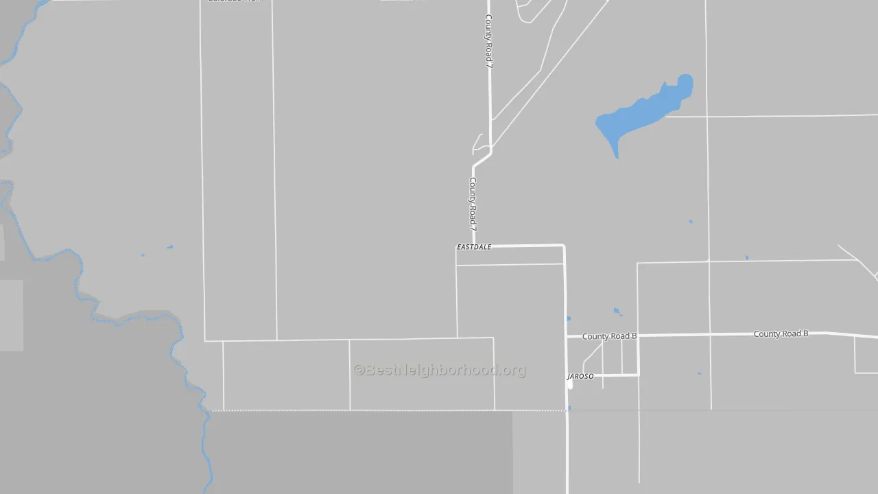Transit Grade map of Jaroso, CO