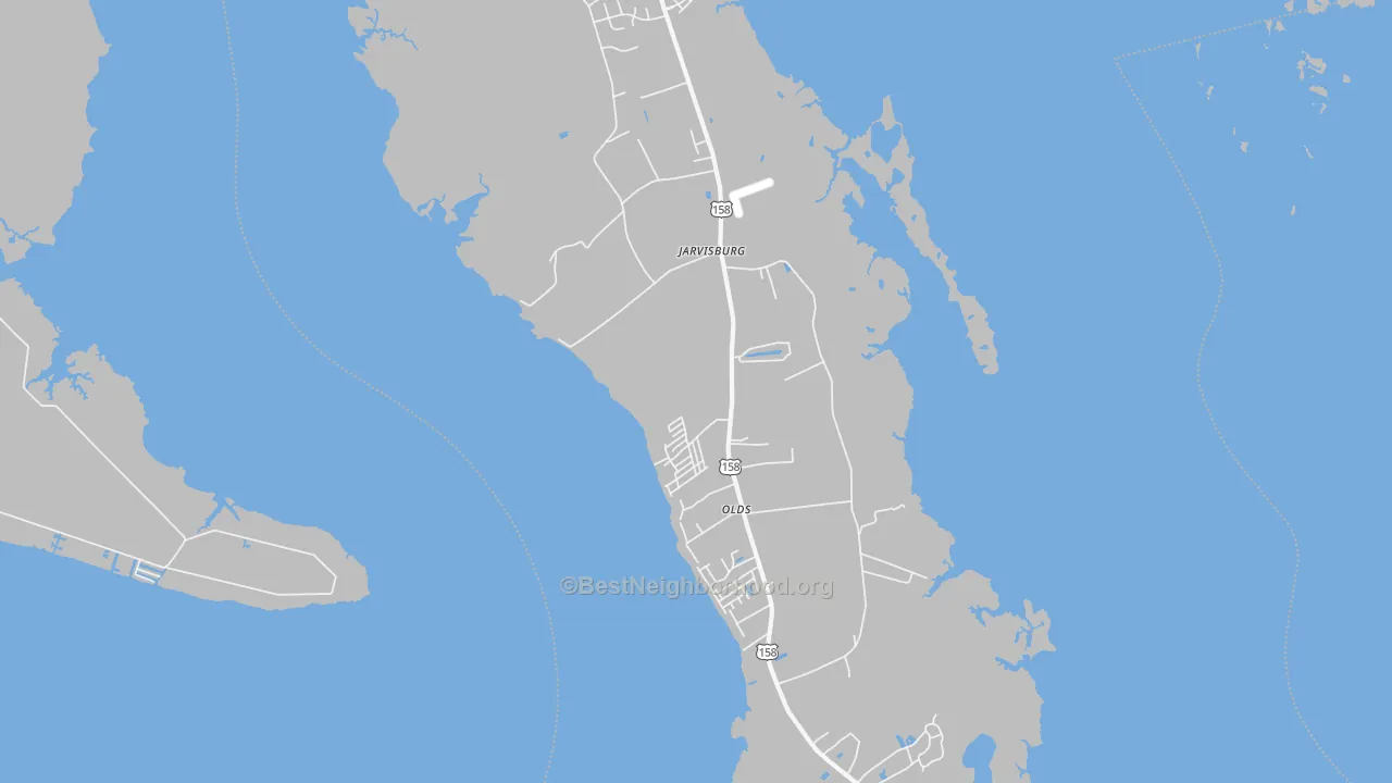 Transit Grade map of Jarvisburg, NC