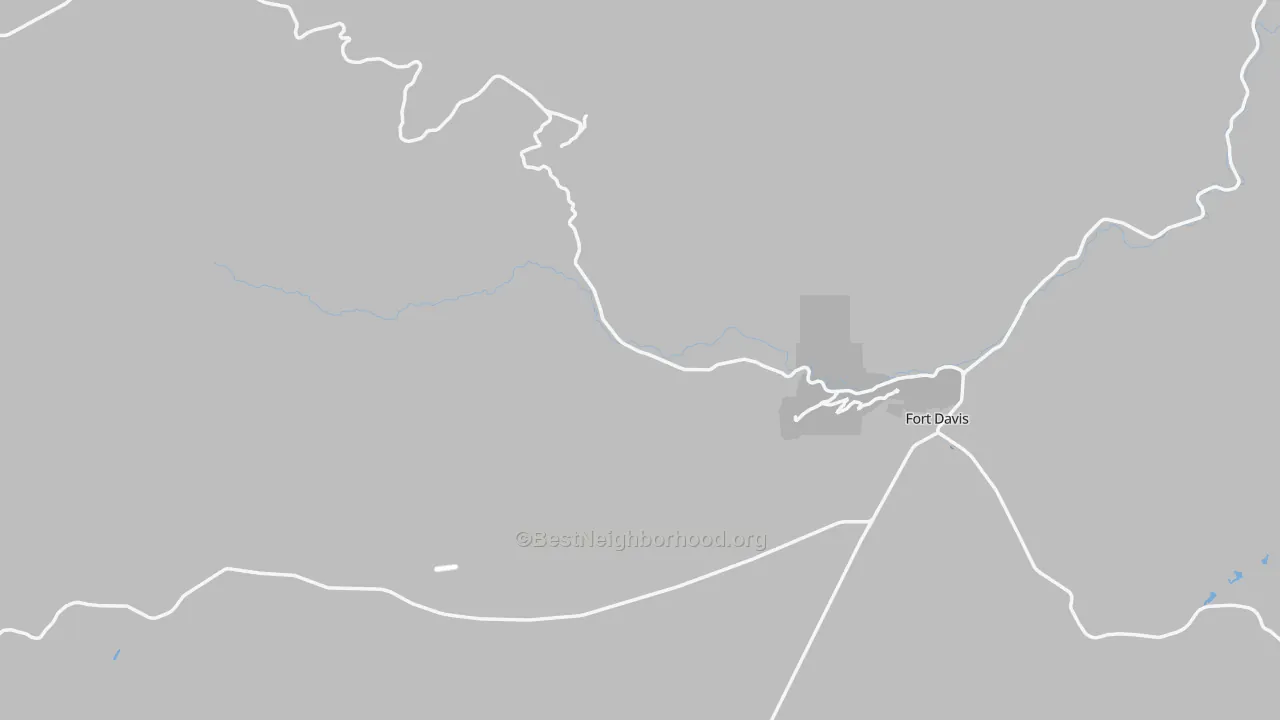 Transit Grade map of Jeff Davis County, TX