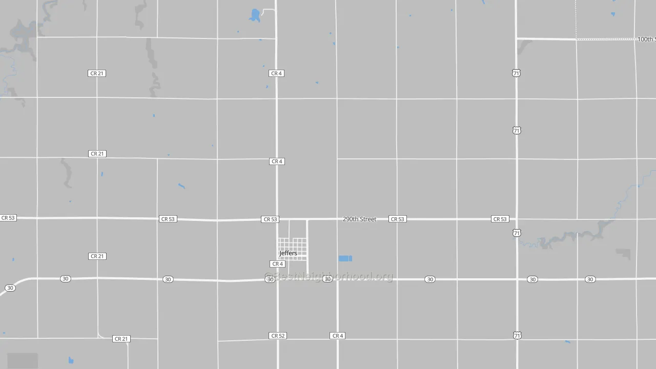 Transit Grade map of Jeffers, MN