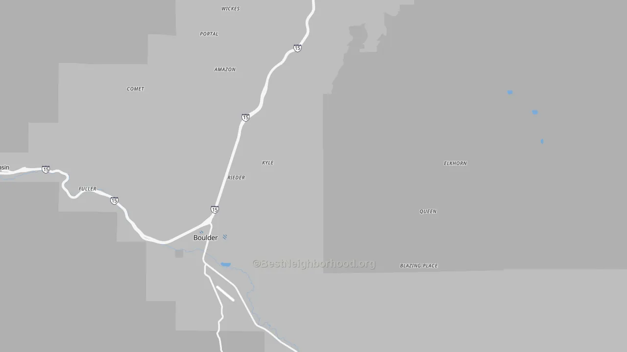 Transit Grade map of Jefferson County, MT