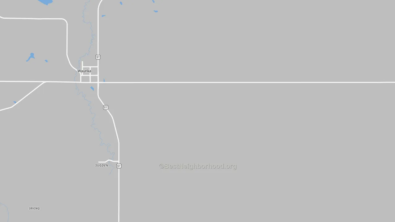 Transit Grade map of Jefferson County, OK