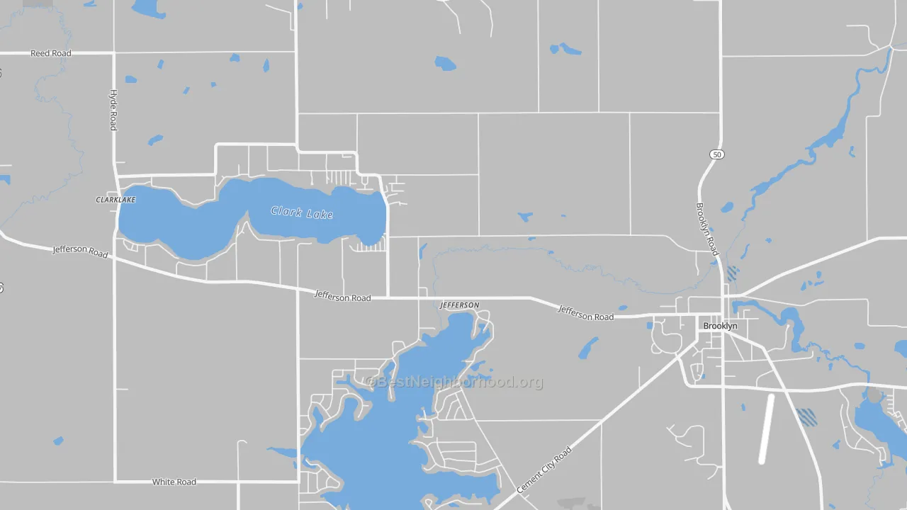 Transit Grade map of Jefferson, MI