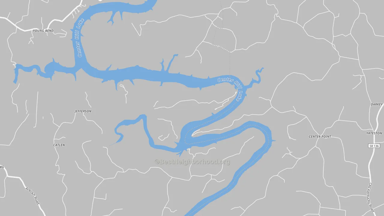 Transit Grade map of Jefferson, TN