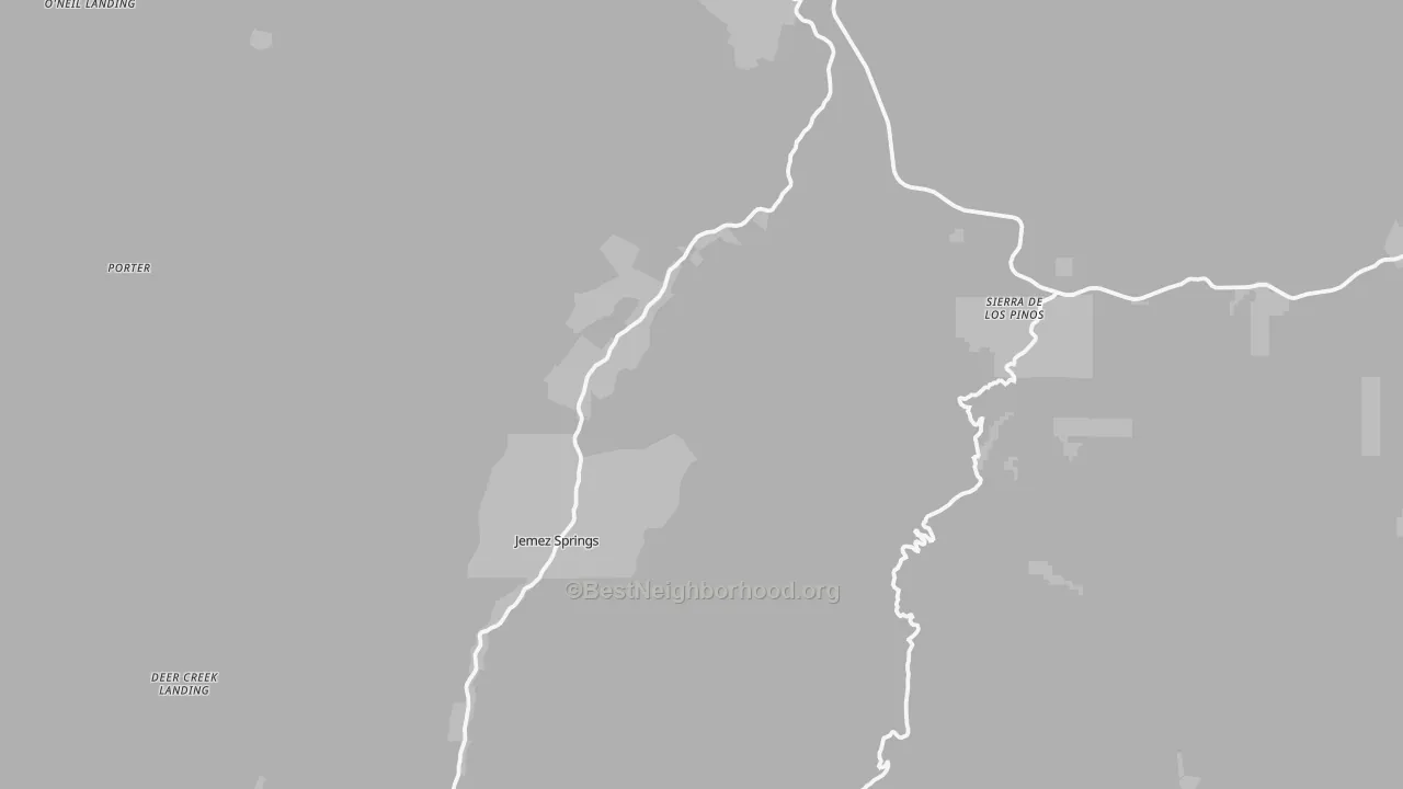 Transit Grade map of Jemez Springs, NM