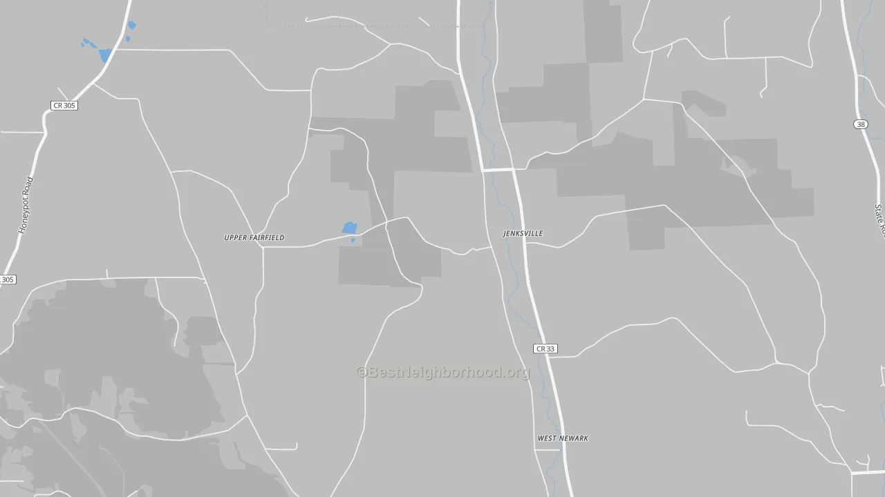 Transit Grade map of Jenksville, NY