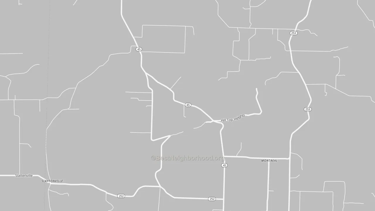 Transit Grade map of Jenson, AR