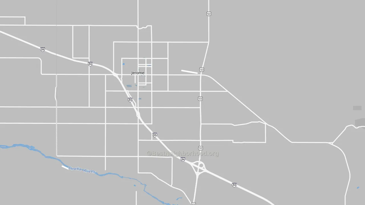Transit Grade map of Jerome County, ID