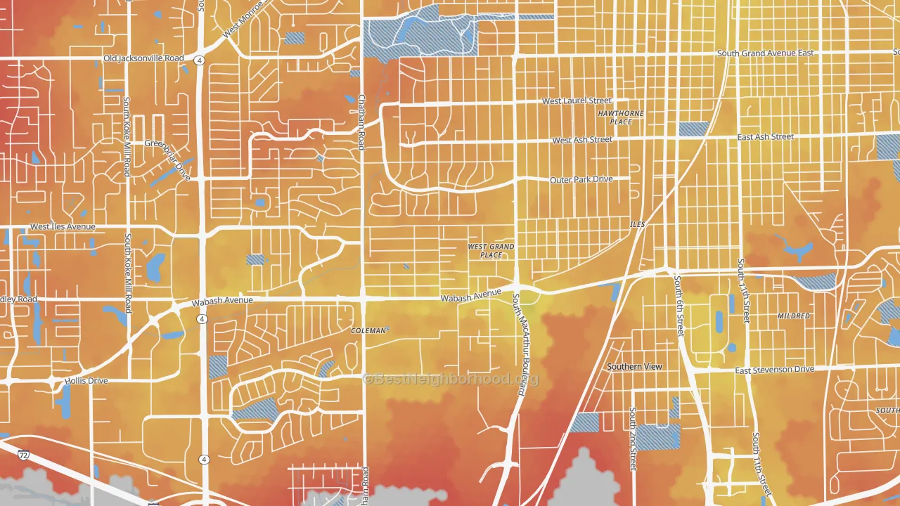 Transit Grade map of Jerome, IL