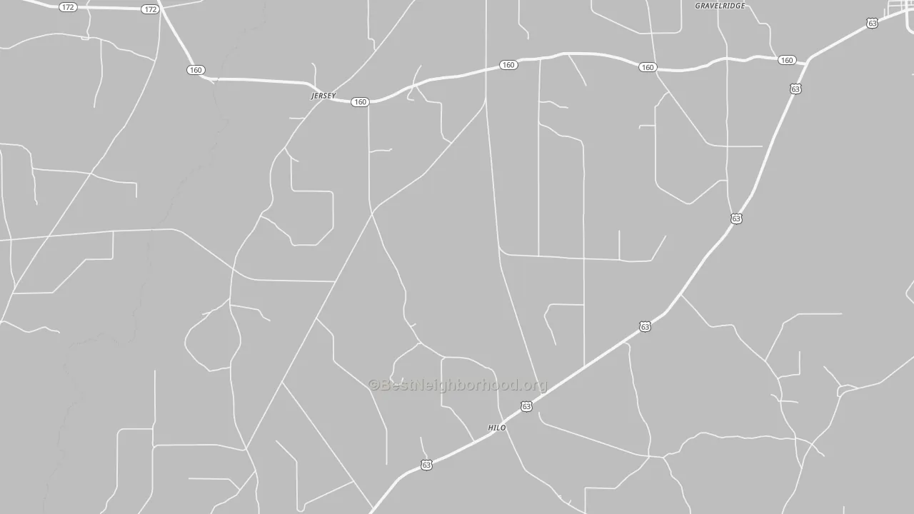 Transit Grade map of Jersey, AR