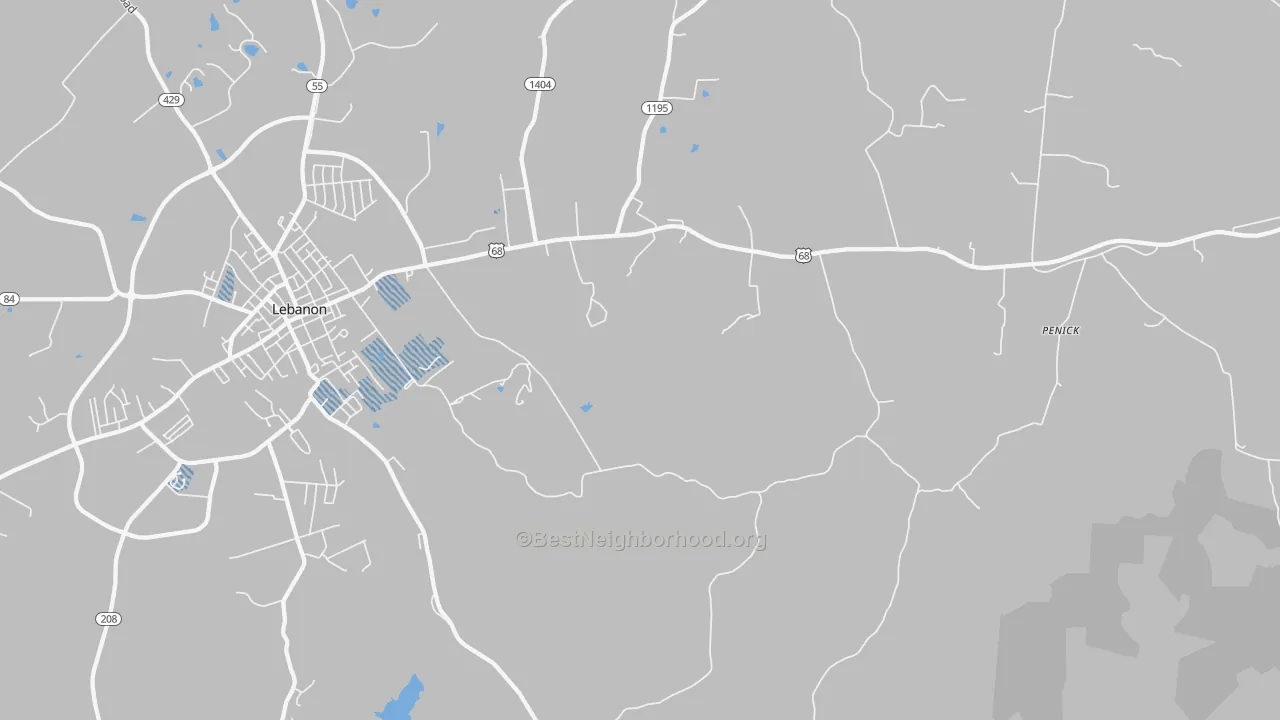 Transit Grade map of Jessietown, KY