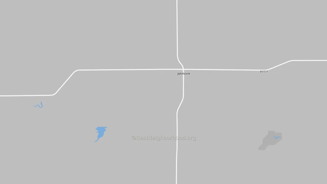 Transit Grade map of Jetmore, KS