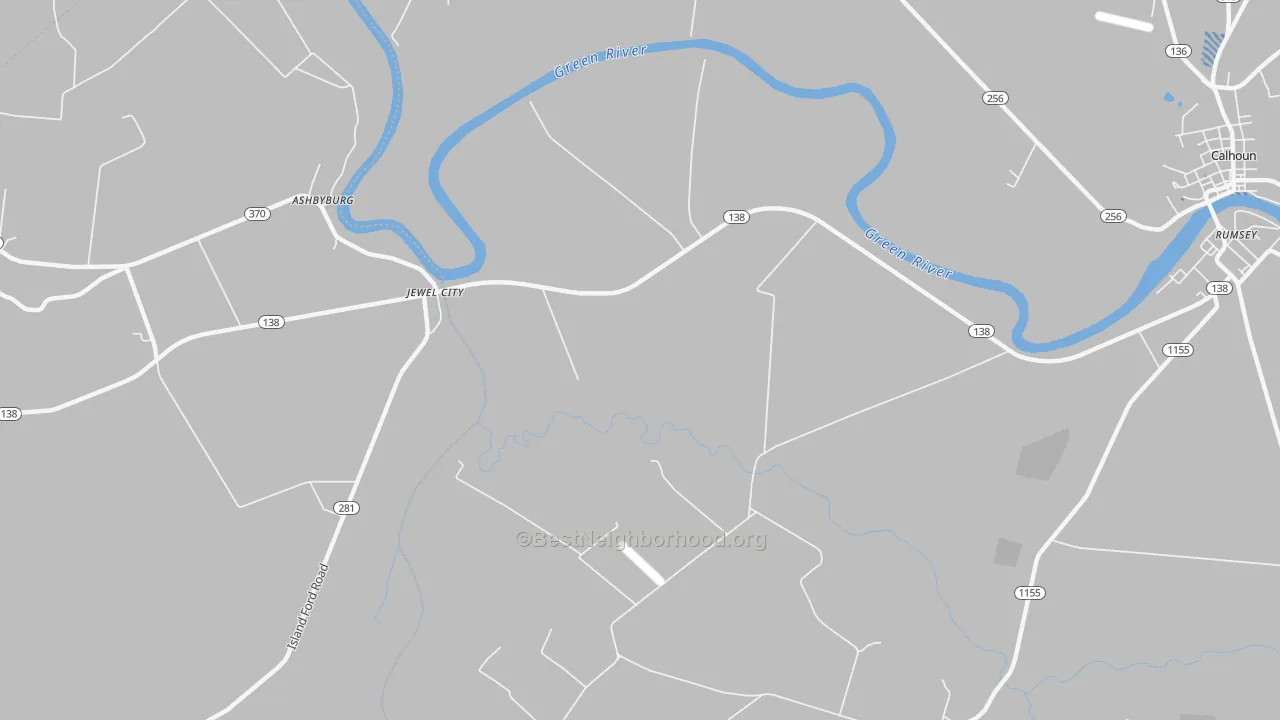 Transit Grade map of Jewel City, KY