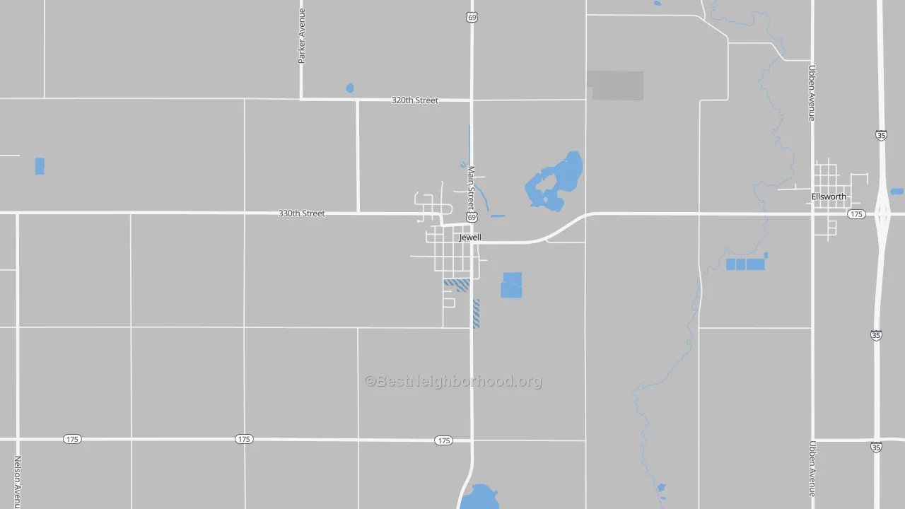 Transit Grade map of Jewell Junction, IA