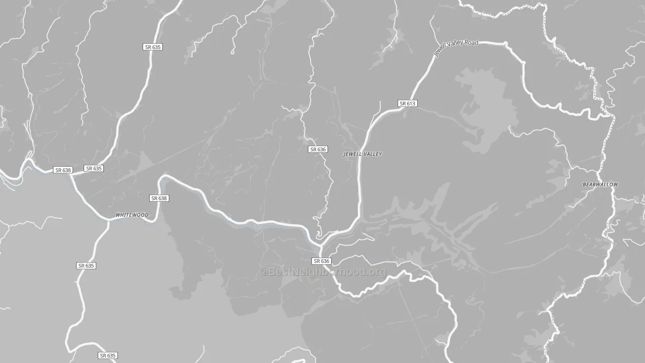 Transit Grade map of Jewell Valley, VA