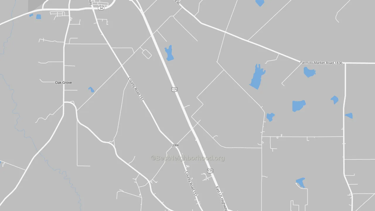 Transit Grade map of Jiba, TX