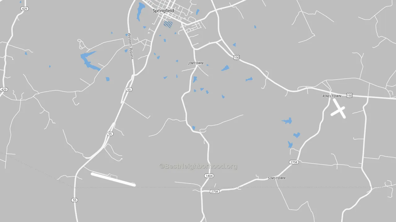 Transit Grade map of Jimtown, KY