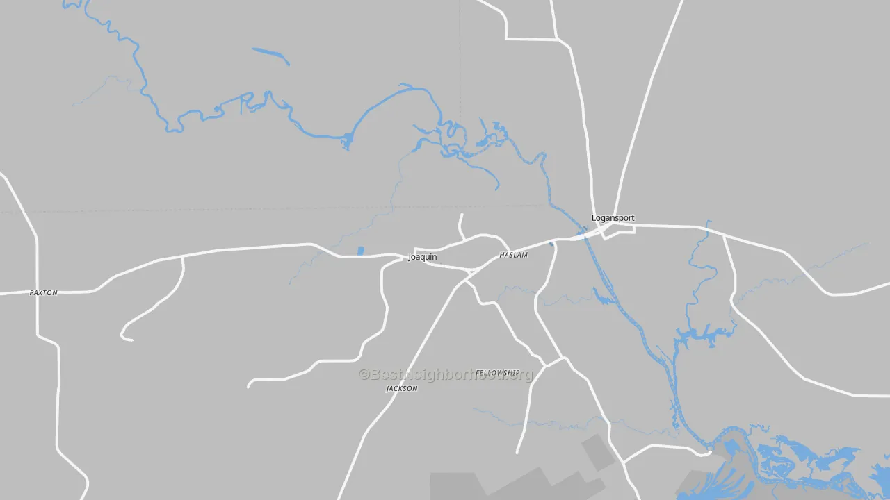 Transit Grade map of Joaquin, TX