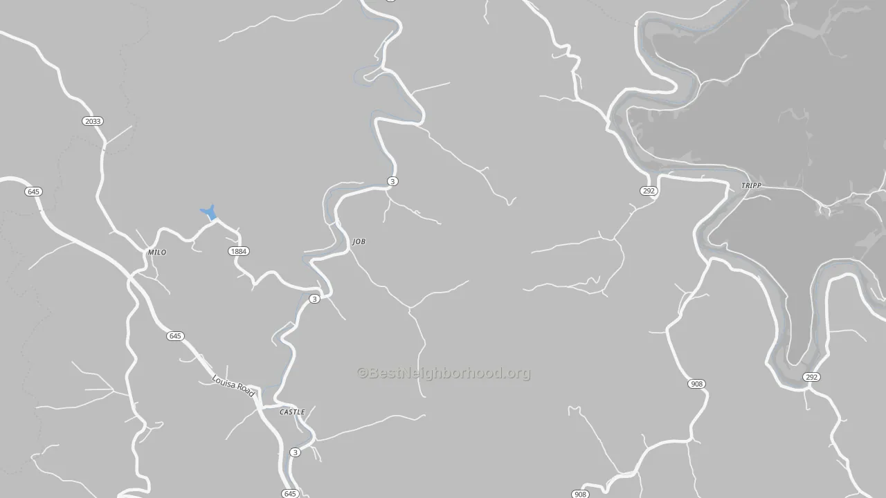 Transit Grade map of Job, KY