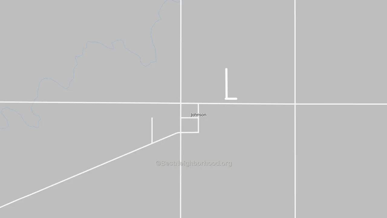Transit Grade map of Johnson City, KS