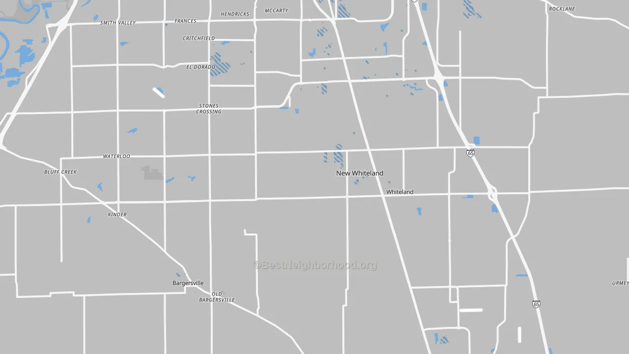 Transit Grade map of Johnson County, IN
