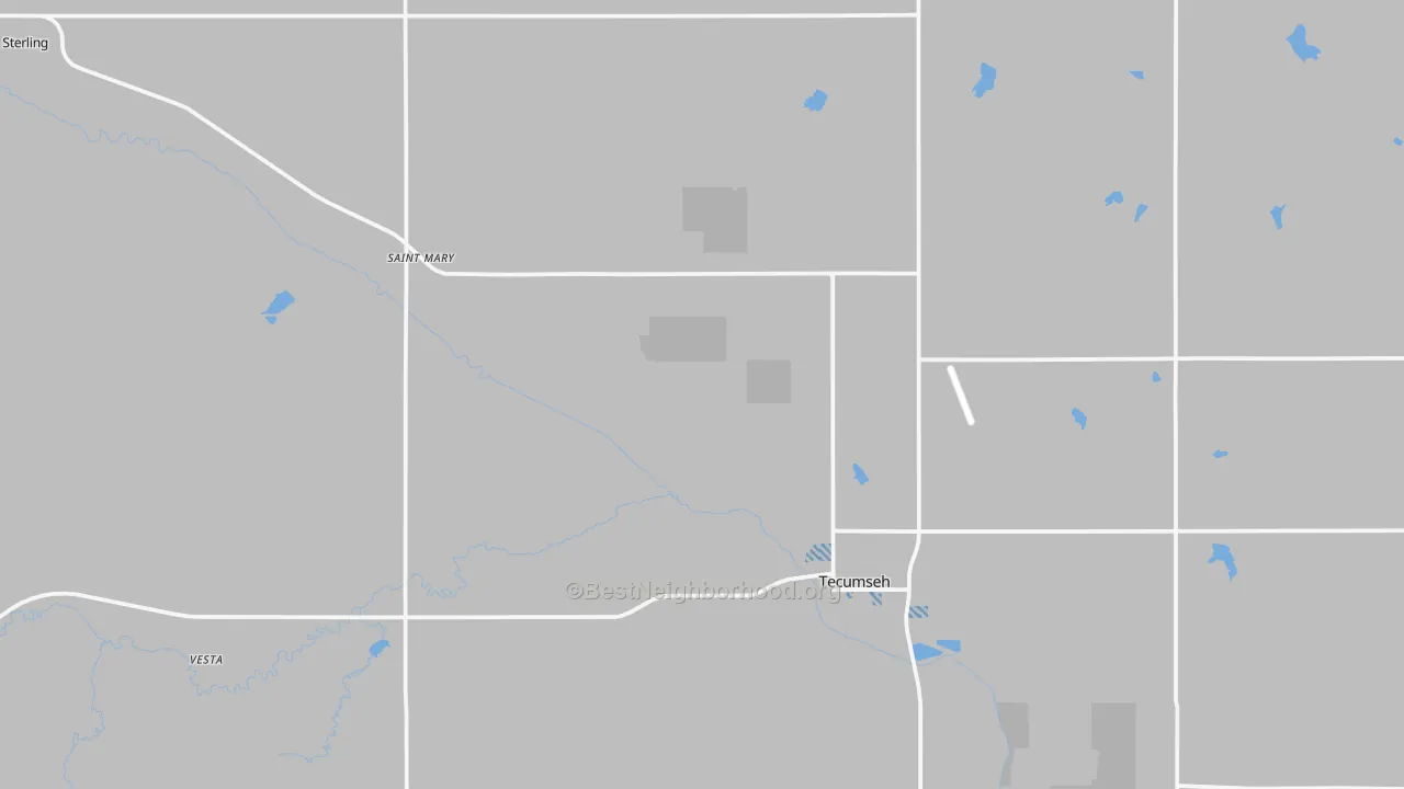 Transit Grade map of Johnson County, NE
