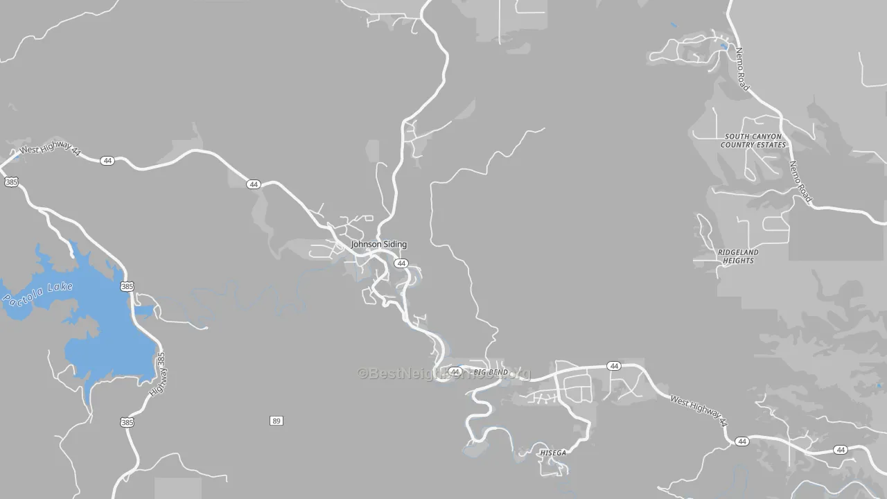 Transit Grade map of Johnson Siding, SD