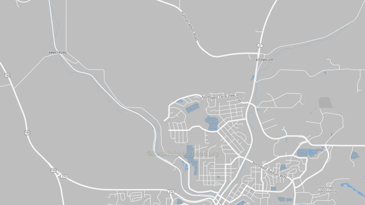 Transit Grade map of Johnson, WA